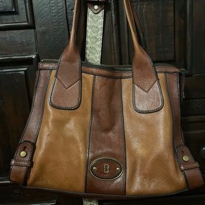 Leather Fossil Bag
